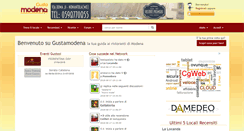 Desktop Screenshot of gustamodena.it